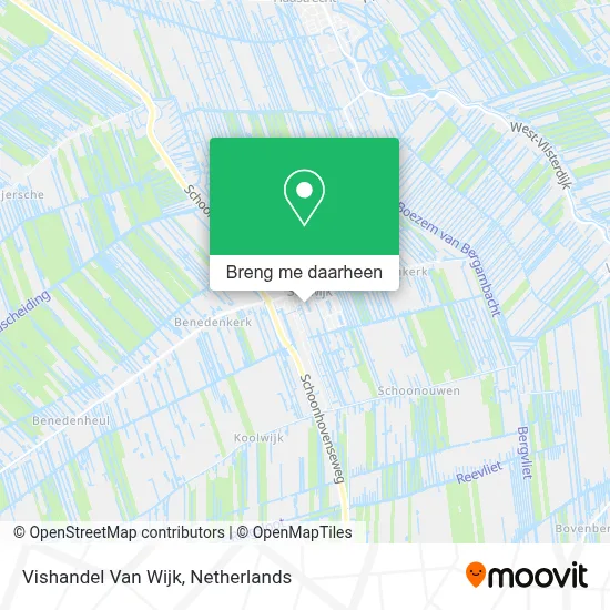 Vishandel Van Wijk kaart