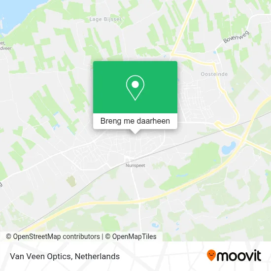 Van Veen Optics kaart