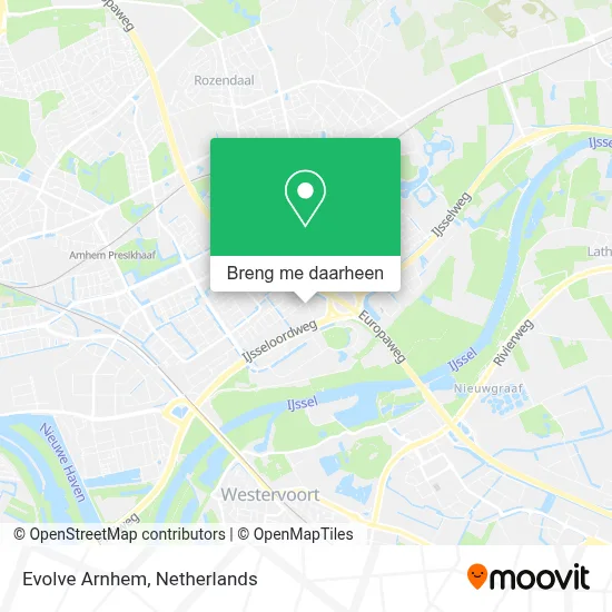 Evolve Arnhem kaart