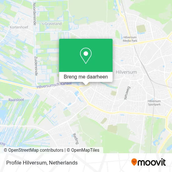 Profile Hilversum kaart