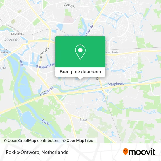 Fokko-Ontwerp kaart