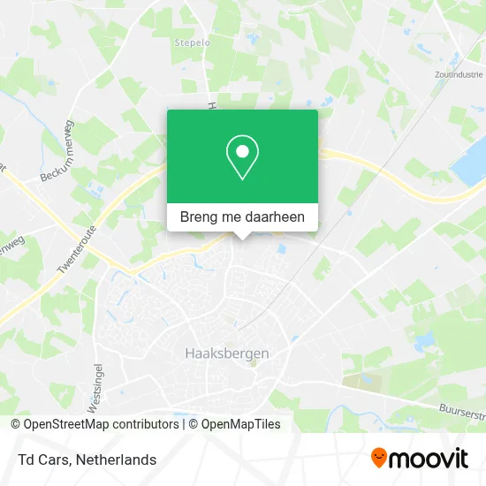 Td Cars kaart