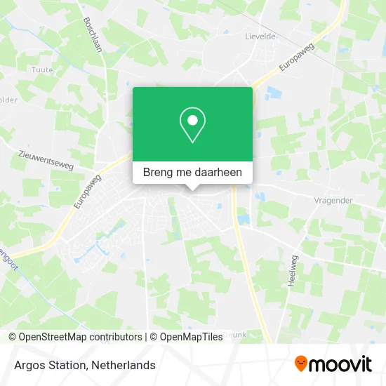 Argos Station kaart