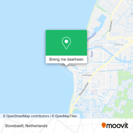 Storebaelt kaart