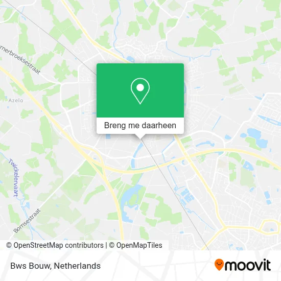 Bws Bouw kaart