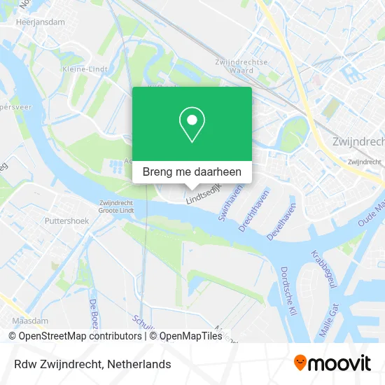 Rdw Zwijndrecht kaart