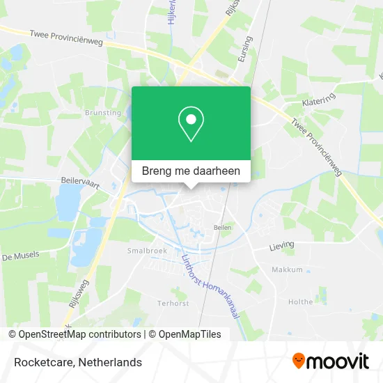 Rocketcare kaart
