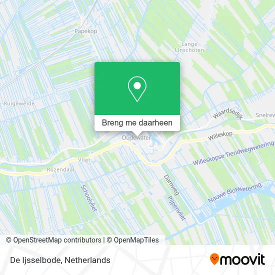 De Ijsselbode kaart