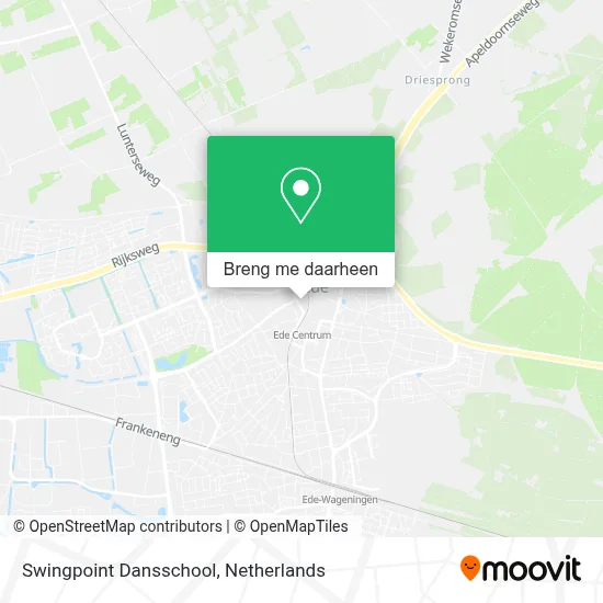 Swingpoint Dansschool kaart