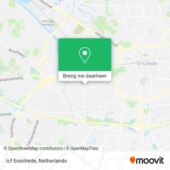 Icf Enschede kaart