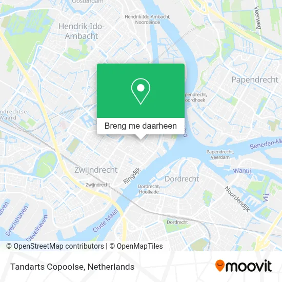 Tandarts Copoolse kaart