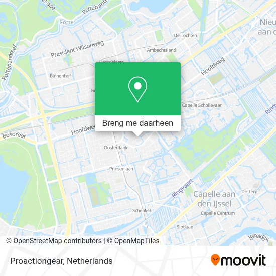 Proactiongear kaart