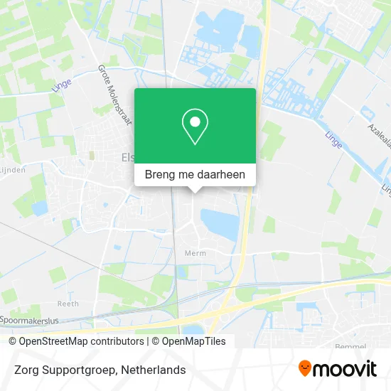 Zorg Supportgroep kaart