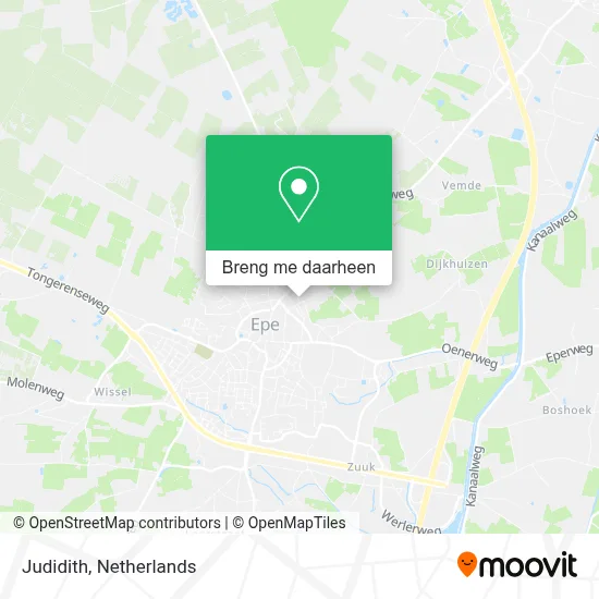 Judidith kaart