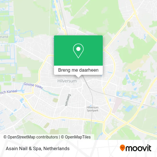 Asain Nail & Spa kaart