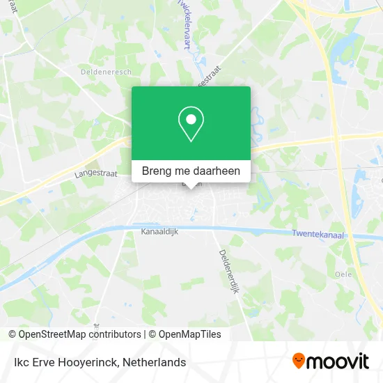 Ikc Erve Hooyerinck kaart