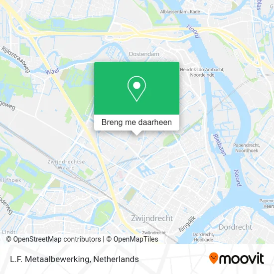 L.F. Metaalbewerking kaart