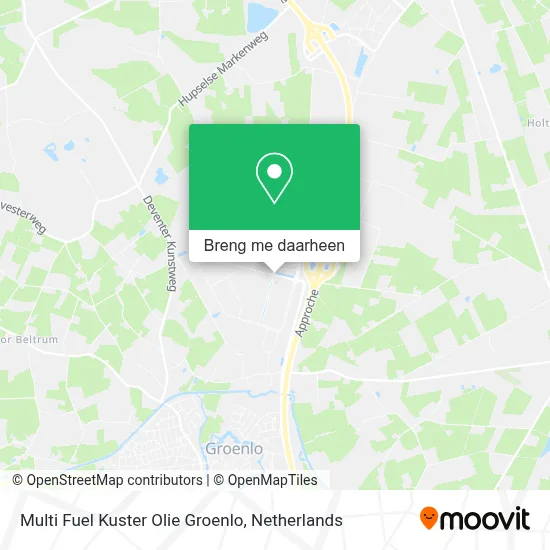 Multi Fuel Kuster Olie Groenlo kaart