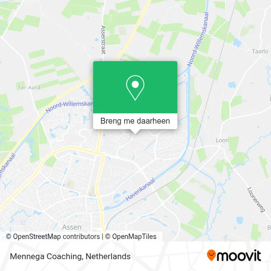Mennega Coaching kaart