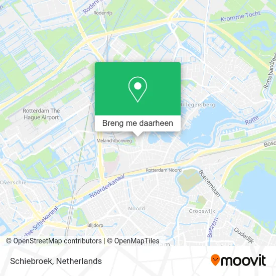 Schiebroek kaart