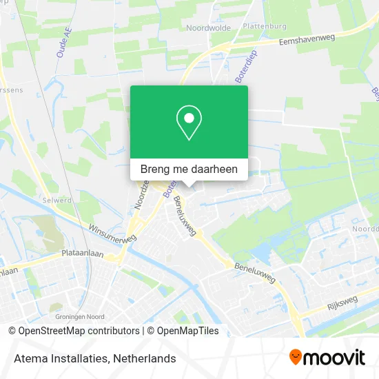 Atema Installaties kaart