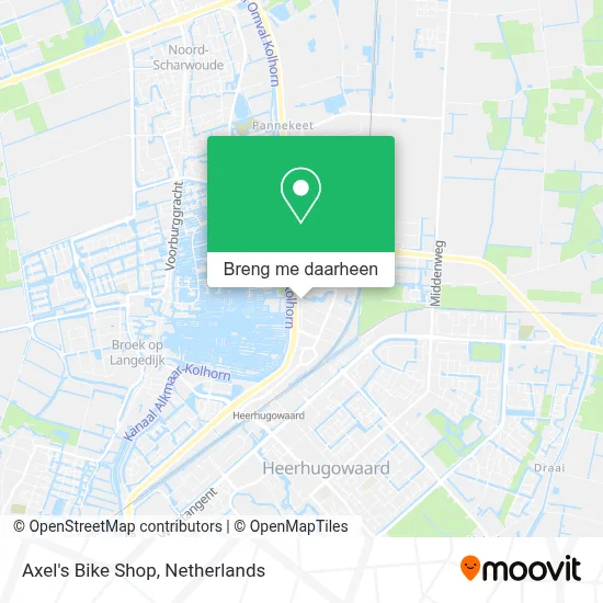 Axel's Bike Shop kaart
