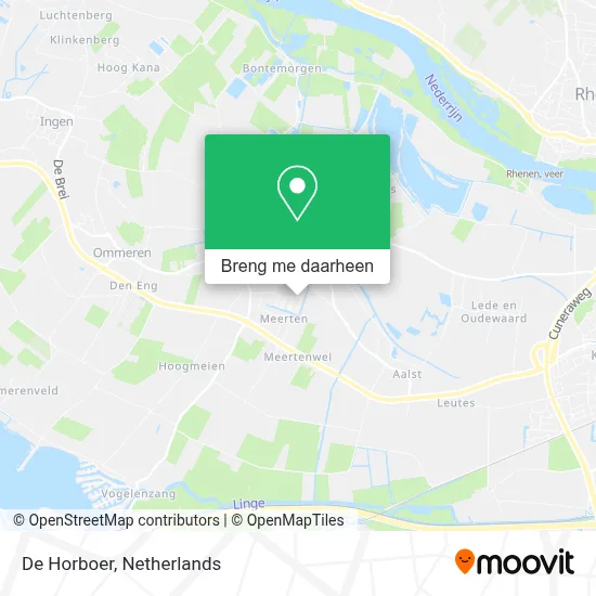 De Horboer kaart