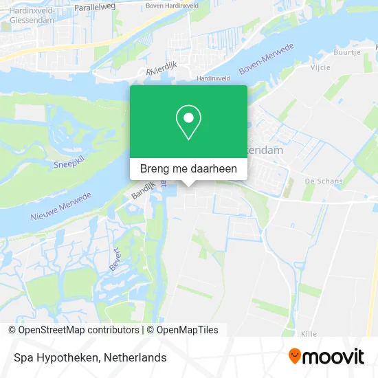 Spa Hypotheken kaart