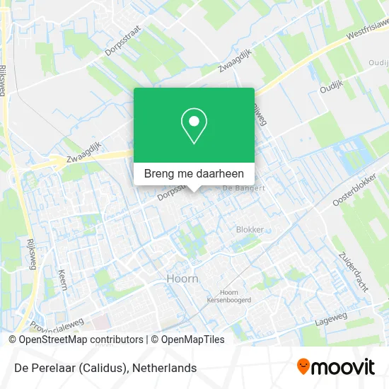 De Perelaar (Calidus) kaart