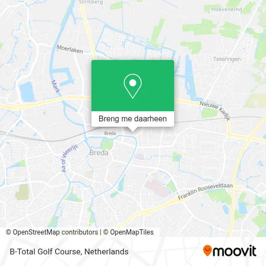B-Total Golf Course kaart
