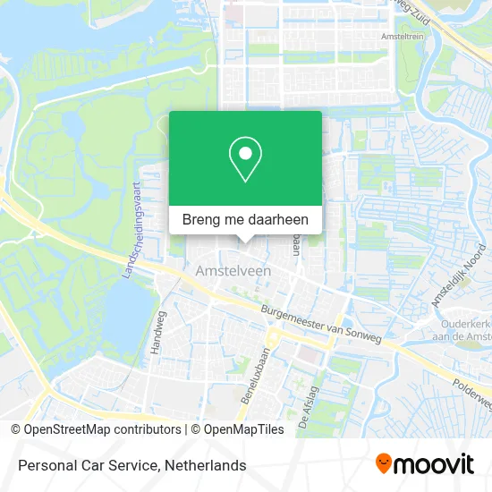 Personal Car Service kaart