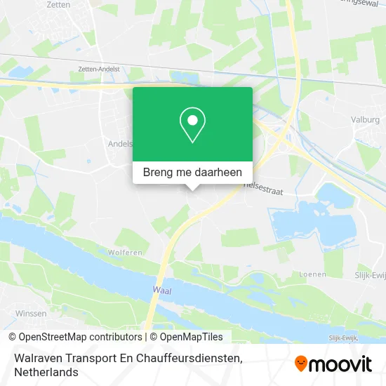 Walraven Transport En Chauffeursdiensten kaart