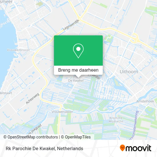 Rk Parochie De Kwakel kaart