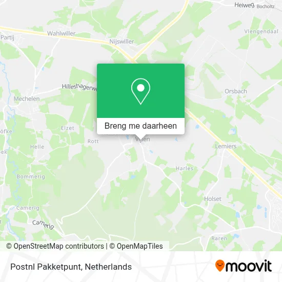Postnl Pakketpunt kaart