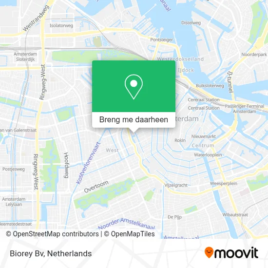 Biorey Bv kaart