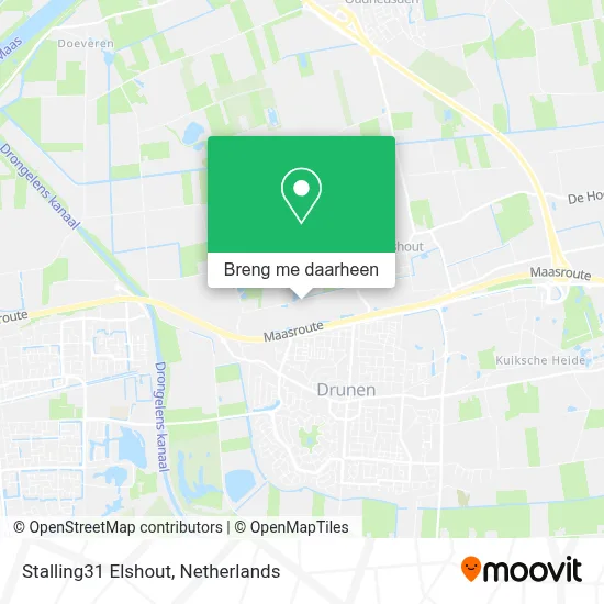 Stalling31 Elshout kaart
