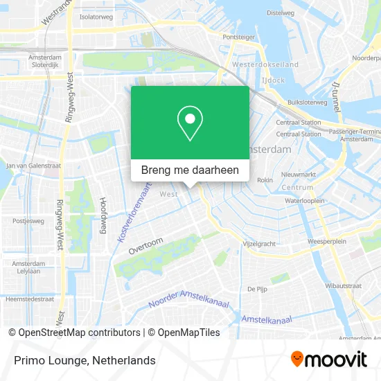 Primo Lounge kaart
