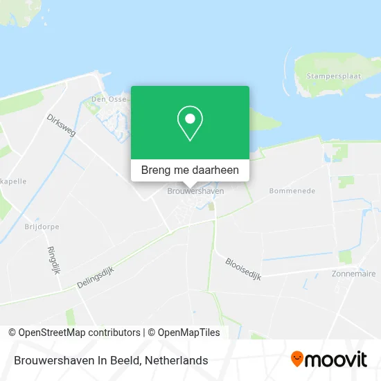 Brouwershaven In Beeld kaart
