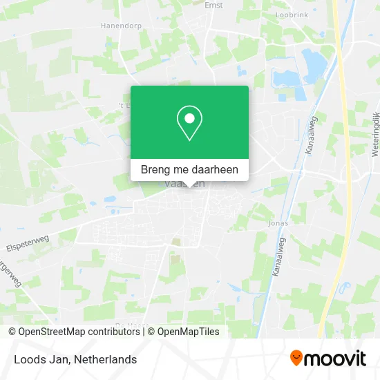 Loods Jan kaart