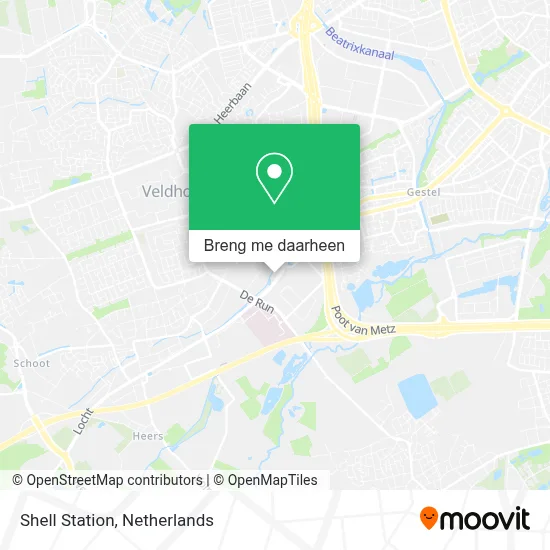 Shell Station kaart