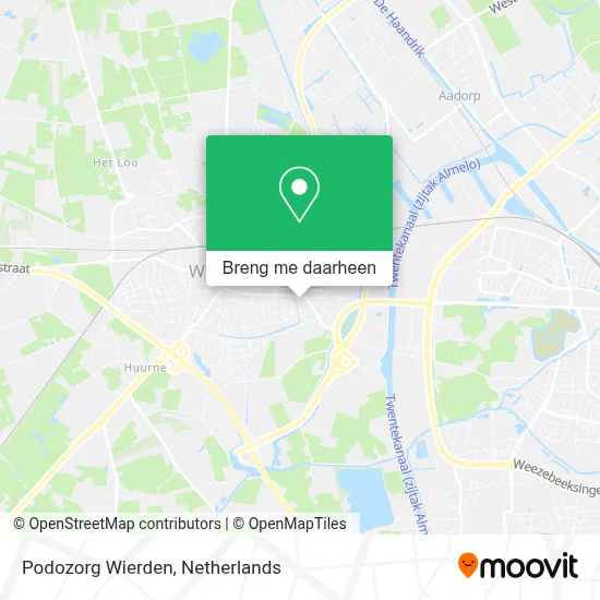 Podozorg Wierden kaart