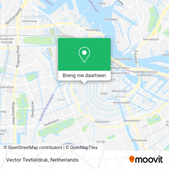 Vector Textieldruk kaart