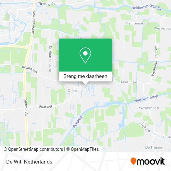 De Wit kaart