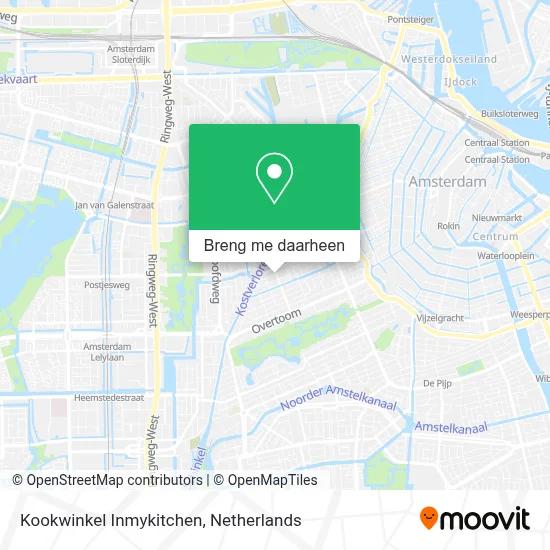 Kookwinkel Inmykitchen kaart