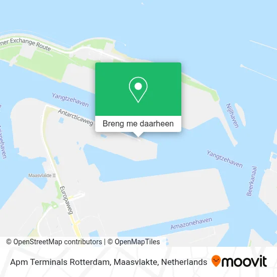Apm Terminals Rotterdam, Maasvlakte kaart