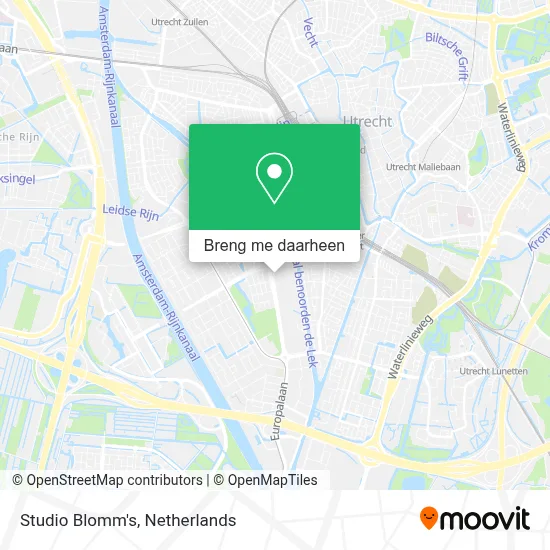 Studio Blomm's kaart