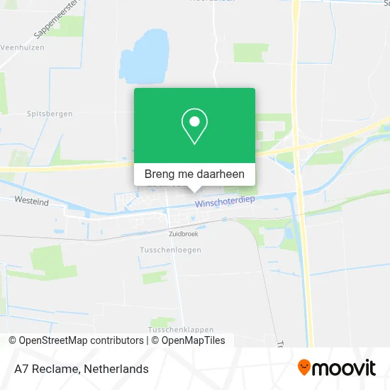 A7 Reclame kaart