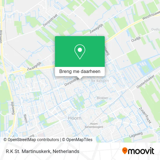 R.K St. Martinuskerk kaart