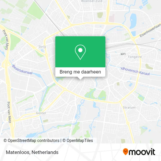 Matenloos kaart
