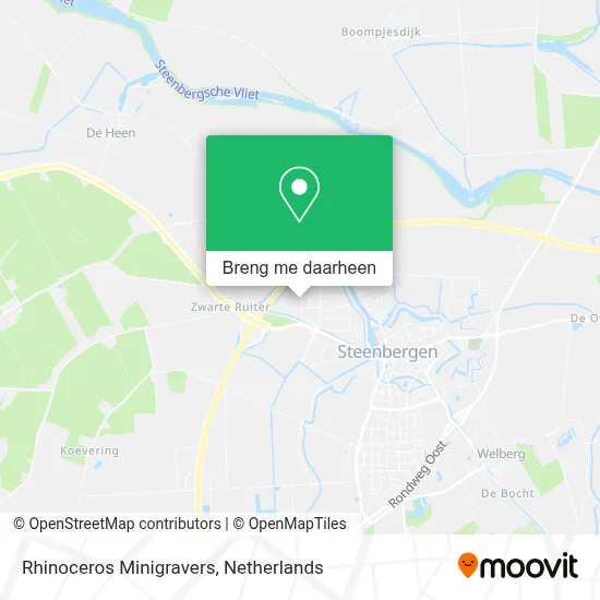 Rhinoceros Minigravers kaart